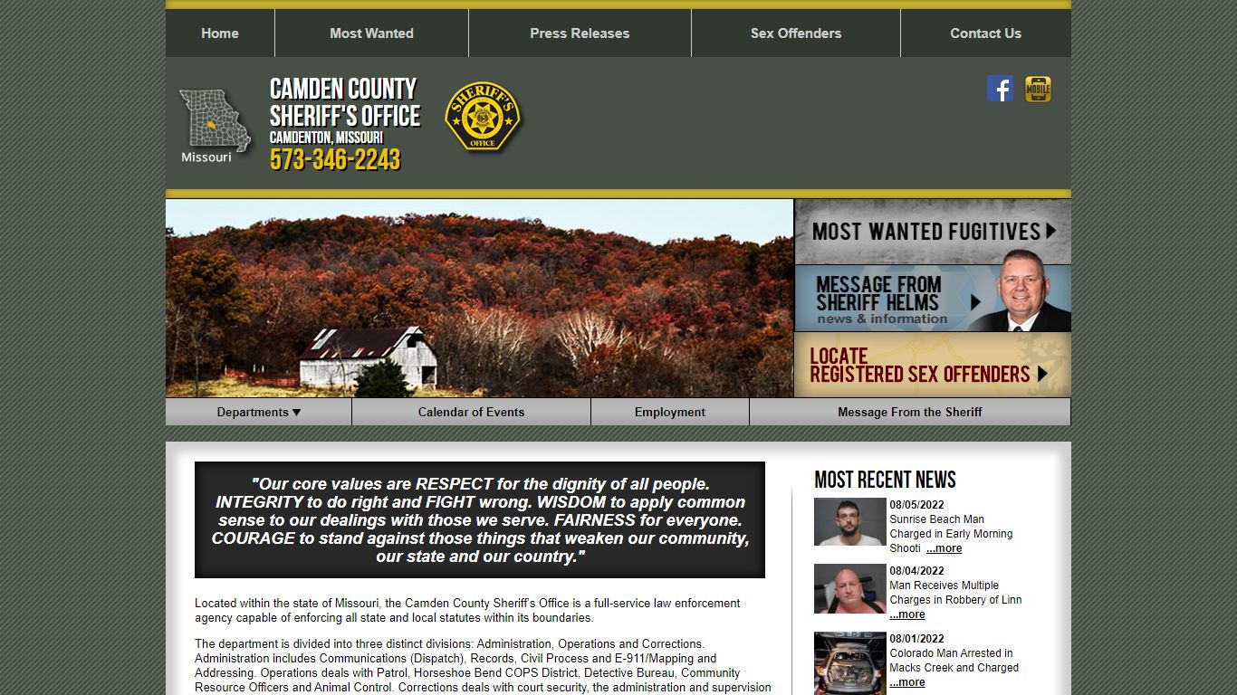 Camden County Missouri Sheriff's Office